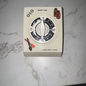 Cream Kitchen Timer